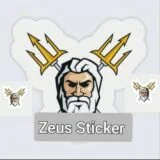Zeus Sticker